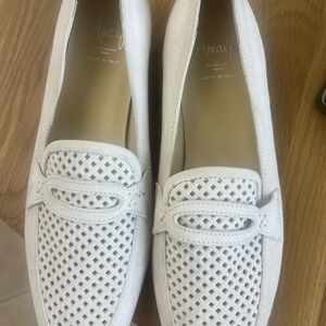 Amalfi Cream Leather Loafers